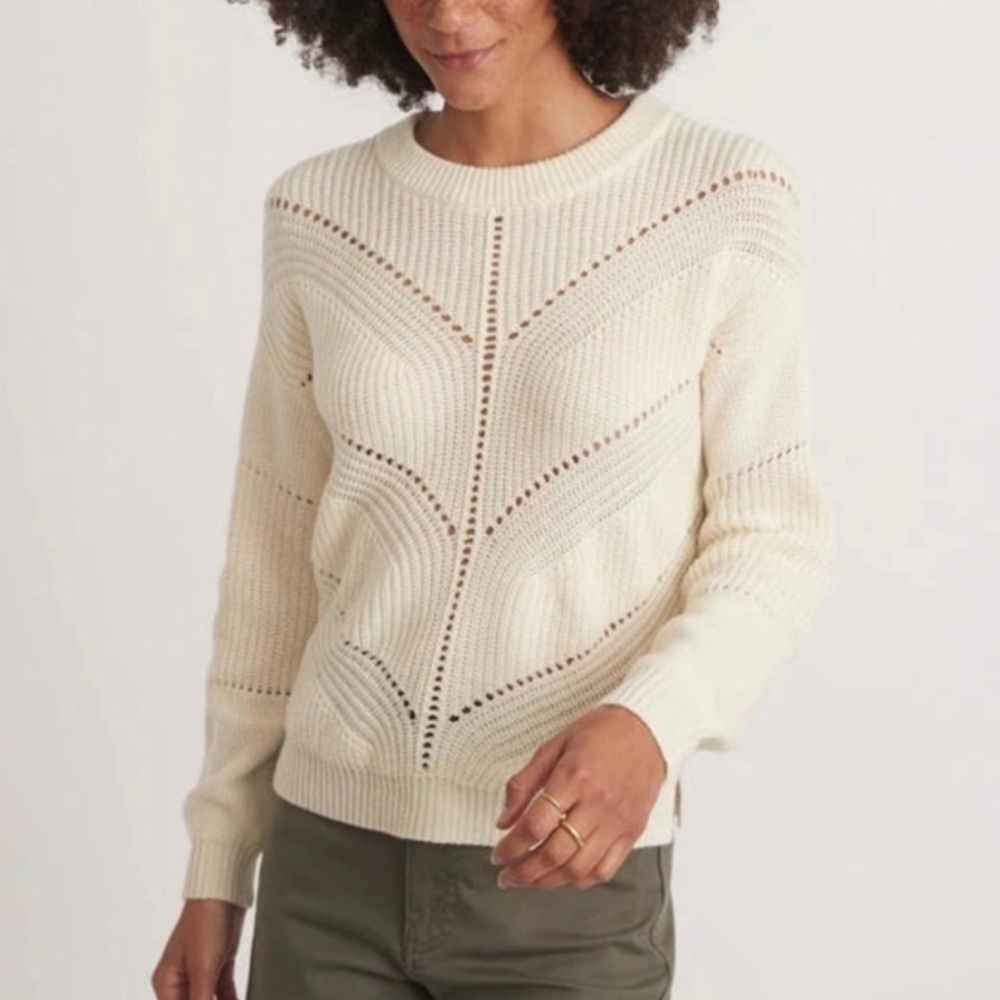 Marine Layer Olivia Cream Sweater